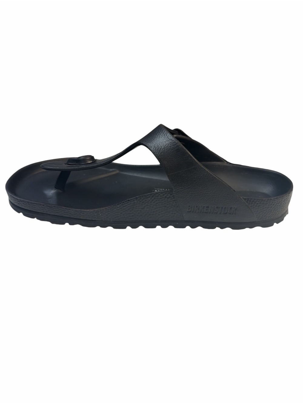 Birkenstock Gizeh Essentials Black EVA Thong Sandal Slide Size W6